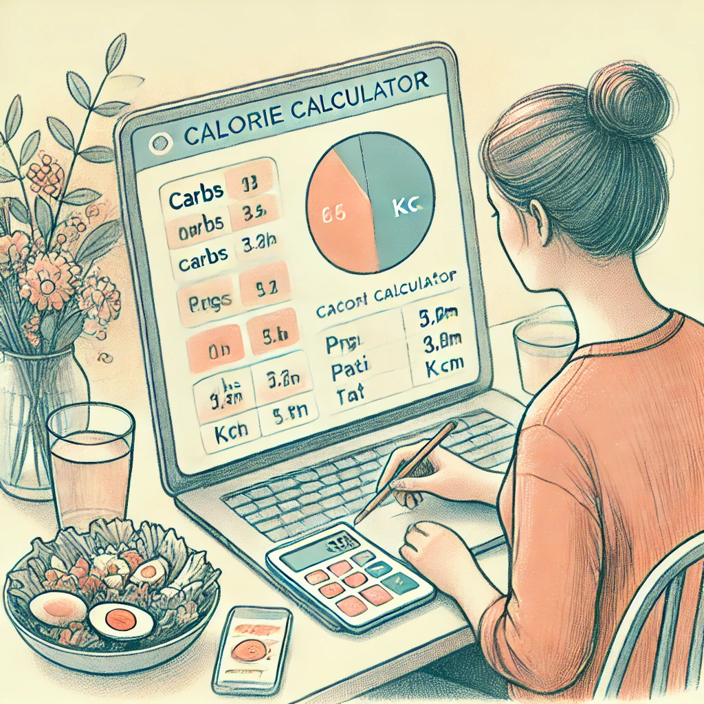 온라인 칼로리계산기 사용 방법과 일일권장섭취량 계산, 다이어트 식단 분석까지